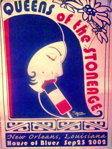 Josh Homme Autograph  signed Queens of the Stone Age poster 
