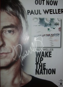 Paul Weller autograph signed