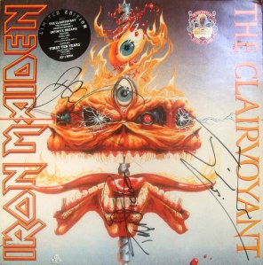 Dave, Nicko and Janick of Iron Maiden autograph!!