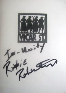 Robbie Robertson autograph. Guitarist and songwriter of The Band